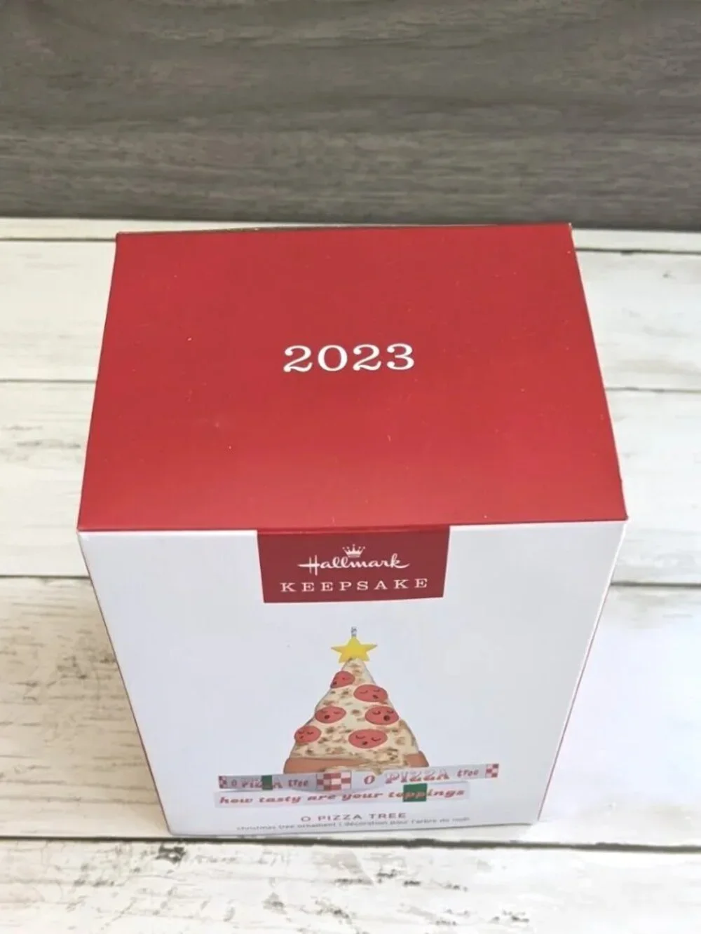 Hallmark Keepsake ornament O Pizza Tree Christmas Ornament